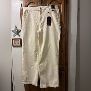 NWT No Boundaries Cream Pants Size 19